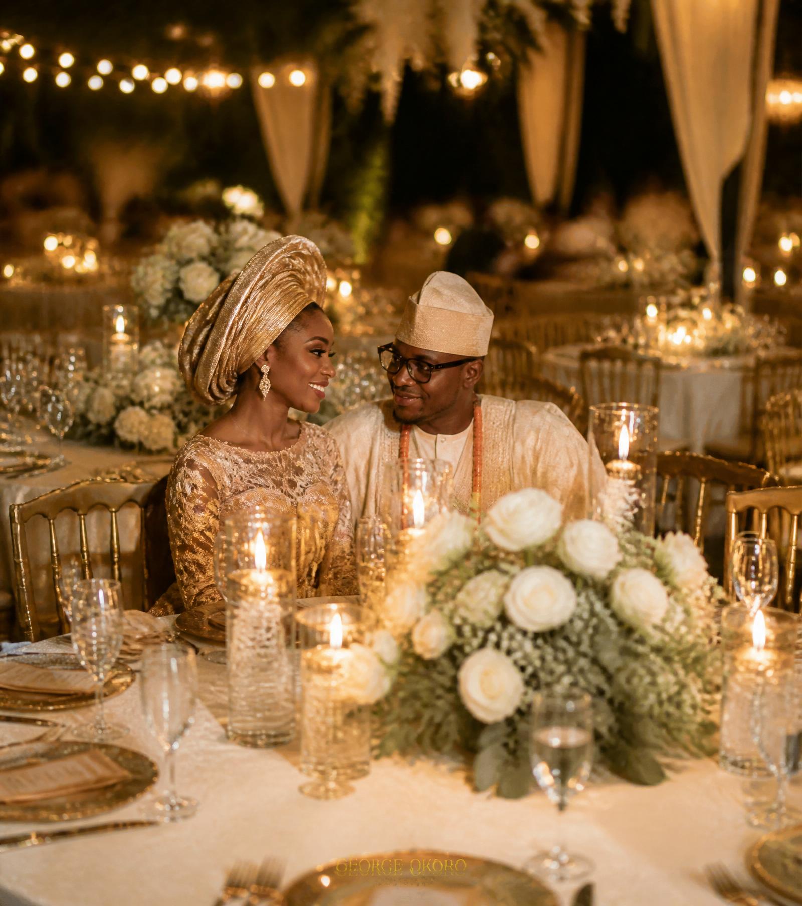 Réception de mariage luxe organisée par Bright'Event